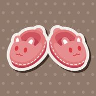 Baby supplies slippers theme elements N16