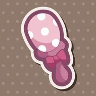 Baby rattle theme elements N59