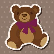 gift theme flat icon elements background eps10 N4