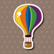playground hot air ballon theme elements vector eps N4