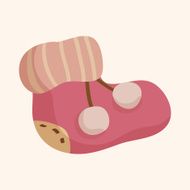 Baby supplies slippers theme elements N17