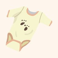 Baby clothes theme elements N72