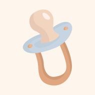 Baby pacifiers theme elements N44