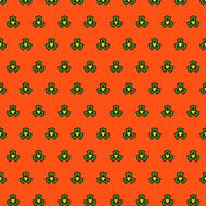 Joyful spring bright cheerful pattern