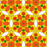 Joyful Sunny spring bright cheerful pattern N29