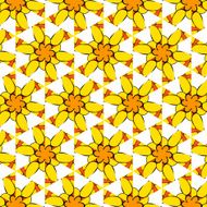 Joyful Sunny spring bright cheerful pattern N30