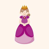 Royal theme princess elements vector eps N17