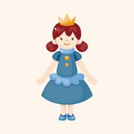 Royal theme princess elements vector eps N18