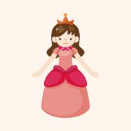 Royal theme princess elements vector eps N19