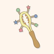 baby toy rattle theme elements N33