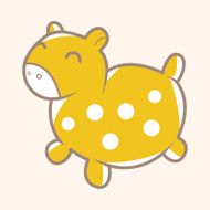baby toy horse theme elements N4