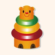 baby toy brick tower theme elements N12