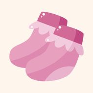 baby socks theme elements N11