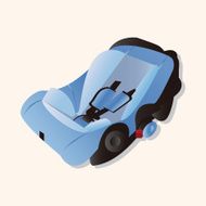 Baby Safety Seat theme elements N9