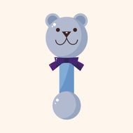 Baby rattle theme elements N62