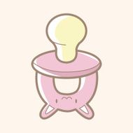 Baby pacifiers theme elements N46