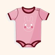 Baby clothes theme elements N76