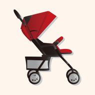 Baby carriages theme elements N74