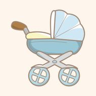 Baby carriages theme elements N77