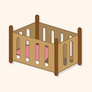 baby bed theme elements N16