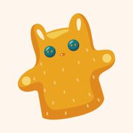 baby toy hand puppet theme elements N5