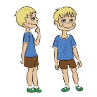 Little boy character