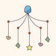 baby hanging theme elements N28
