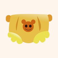 Baby clothes theme elements N79