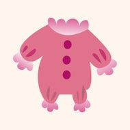 Baby clothes theme elements N80