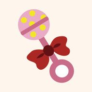Baby rattle theme elements N73