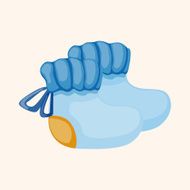 Baby clothes theme elements N82