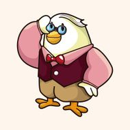 animal worker cartoon theme elements N63