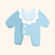 Baby clothes theme elements N85