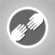 Hand icon great for any use Vector EPS10 N2