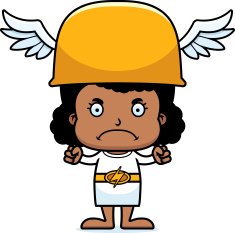 Cartoon Angry Hermes Girl N3
