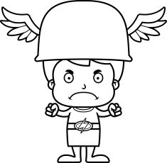 Cartoon Angry Hermes Boy N2