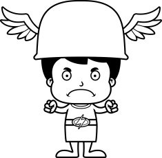Cartoon Angry Hermes Boy N4
