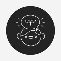 Environmental Awareness person line icon N5