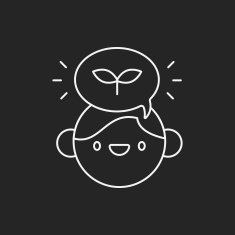 Environmental Awareness person line icon N6