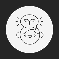 Environmental Awareness person line icon N7