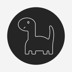 toy dinosaur icon