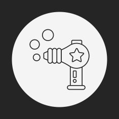 toy water gun icon N7