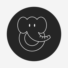 toy elephant icon