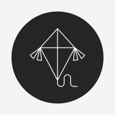 toy kite icon