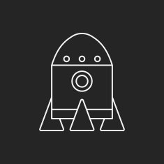 toy rocket icon N2