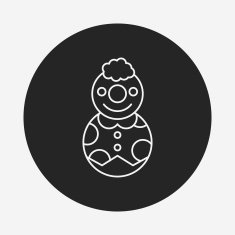 toy clown icon N5