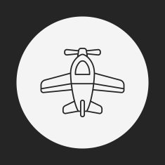 toy airplane icon N3