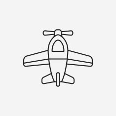 toy airplane icon N4