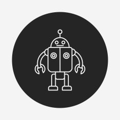 toy robot icon N5