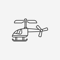 toy helicopter icon N12
